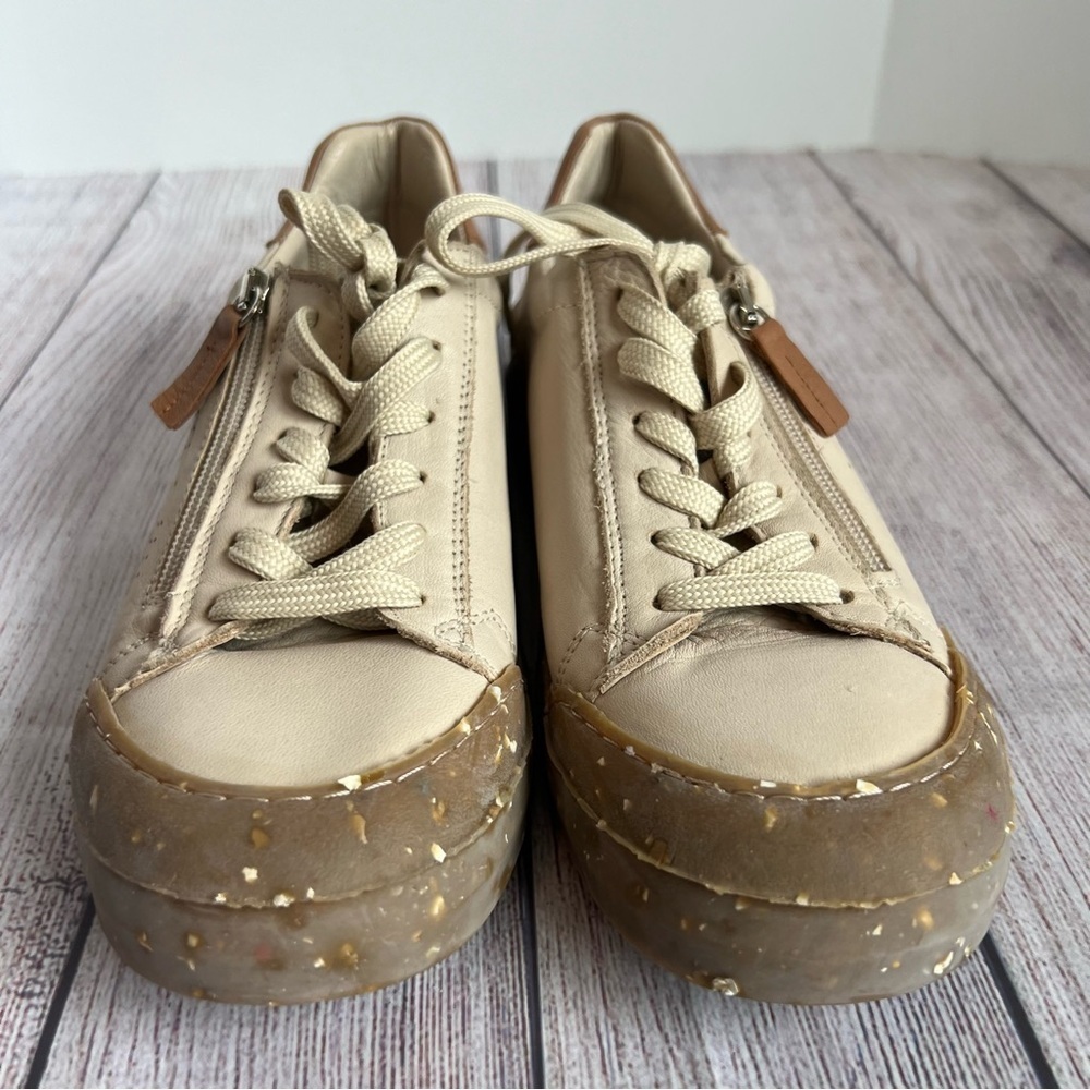 Spring Step Rantana Leather Beige Shoes 40 - Picture 3 of 7